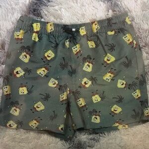 SpongeBob SquarePants Patterned Shorts